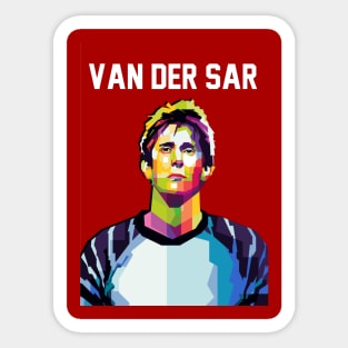 Edwin Van Der Sar Sticker